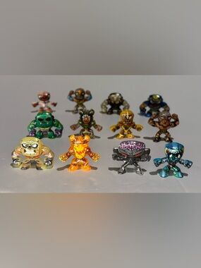 Million Warriors Lot of 12 Metal Head, Ike, Fire Beard Gnatomy & More Rare